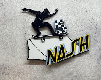 Skate Board Half Pipe Cake Topper