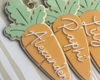 Etiqueta personalizada con temática de Pascua