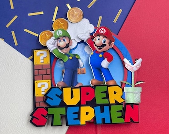 Super Themed Cake Topper Custom