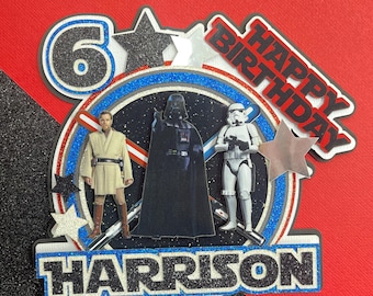 Custom Star Wars cake topper