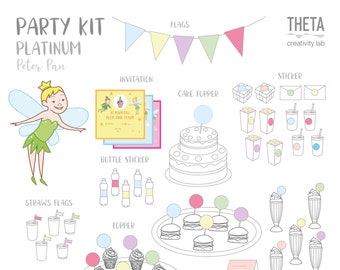 Party Kit Il Bosco Incantato Platinum Premium Etsy