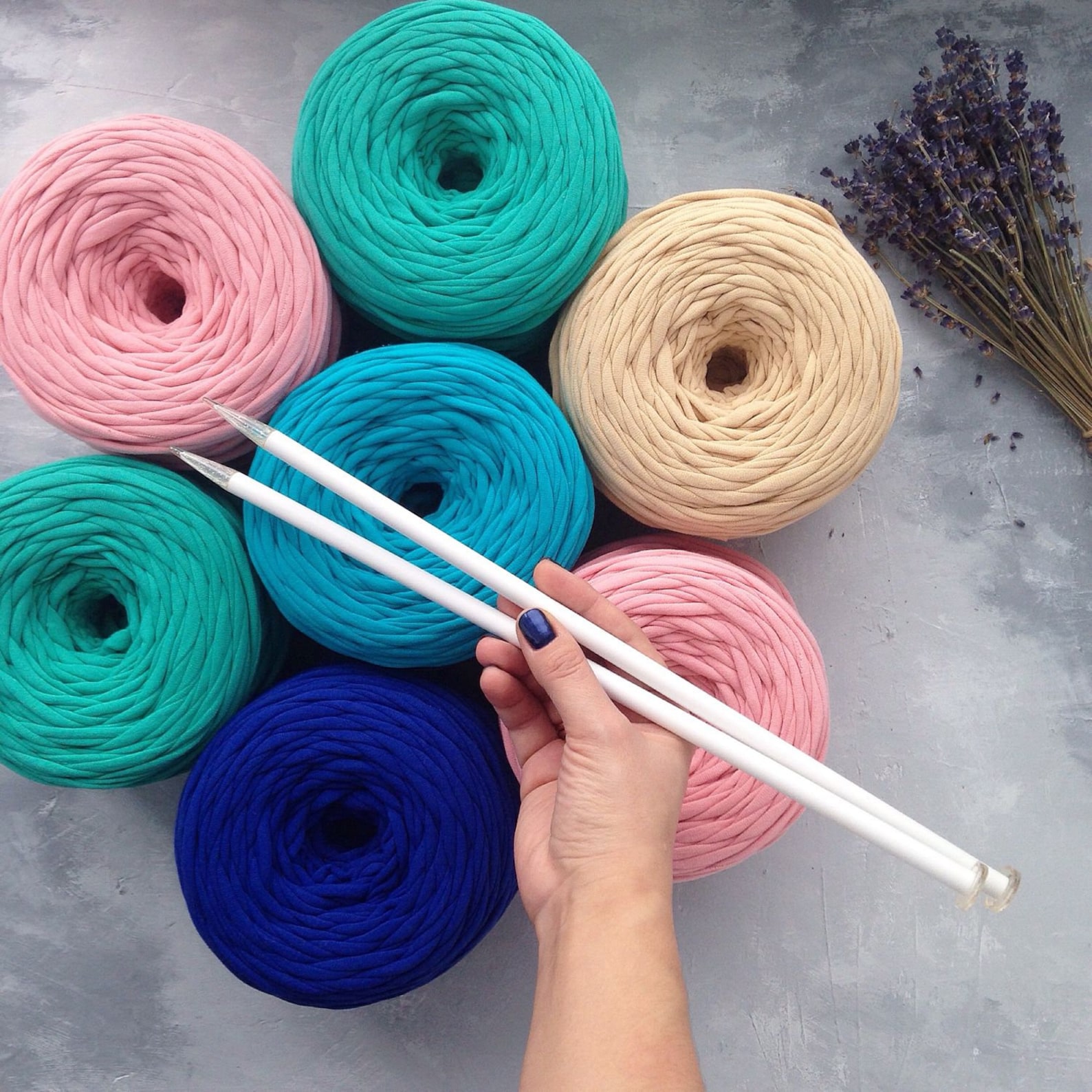 Tshirt yarn 79 mm 100m 100 cotton yarn spaghetti yarn bag Etsy