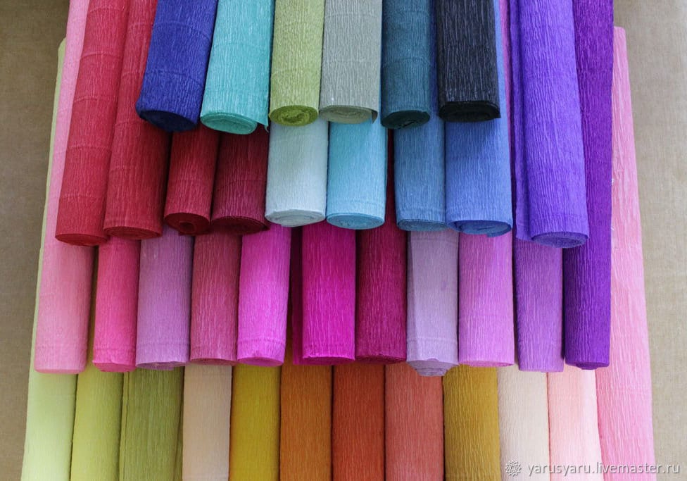 Italian Crepe Paper Roll Wrapping paper decor Paper Craft Etsy