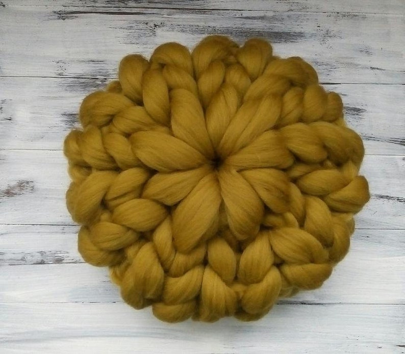 Chunky Knit Pillow Round Pillow Merino Wool Pillow Etsy
