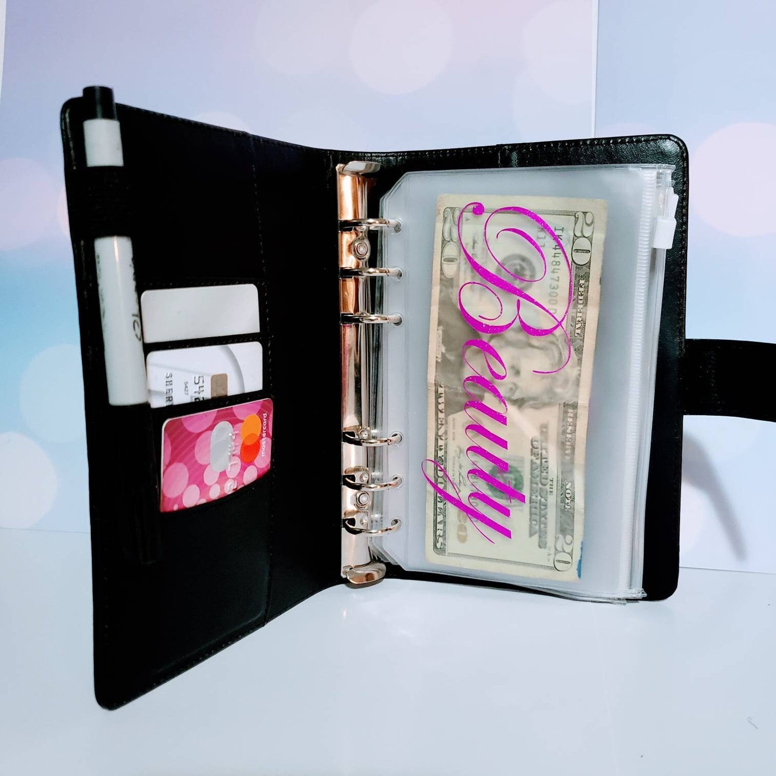 Budget Binder/Money Wallet with Zipper Cash Envelopes Etsy