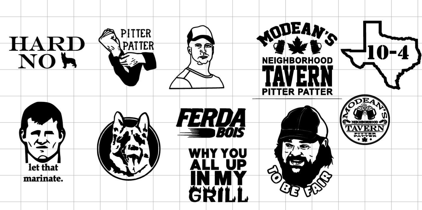Letterkenny Decals Single or Full Sheet Free | Etsy
