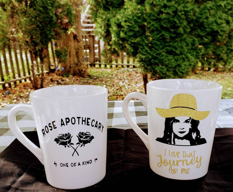 S Creek Alexis and Rose Apothecary Coffee Mug Set