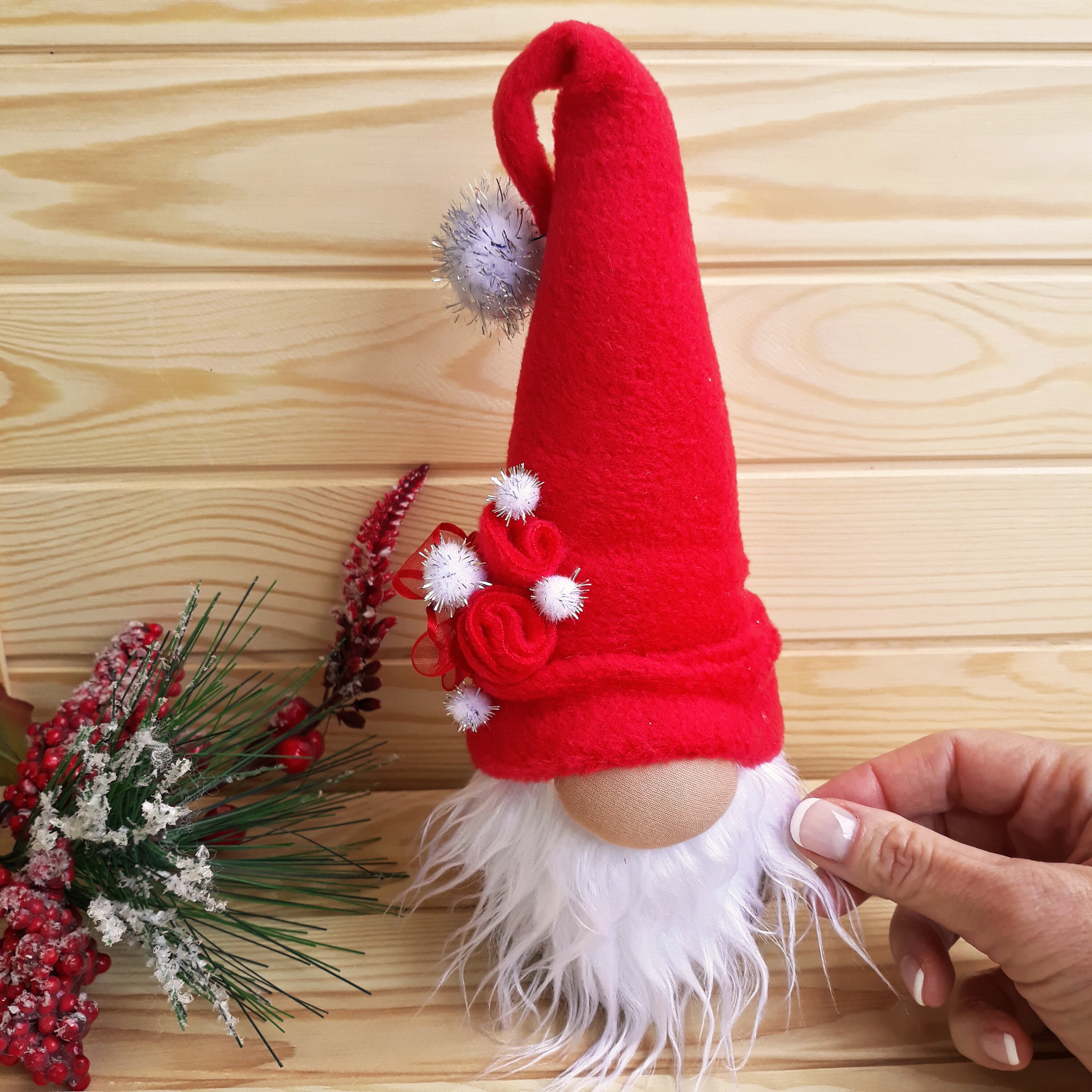 PDF Christmas Gnome Pattern PDF Sewing tutorial Scandinavian Etsy