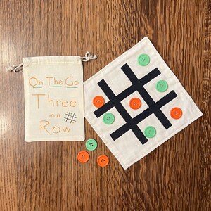 On The Go-&quot;Three in a Row&quot; Travel Size Game