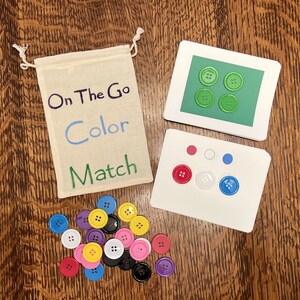 On The Go-&quot;Color Match&quot; Travel Size Game