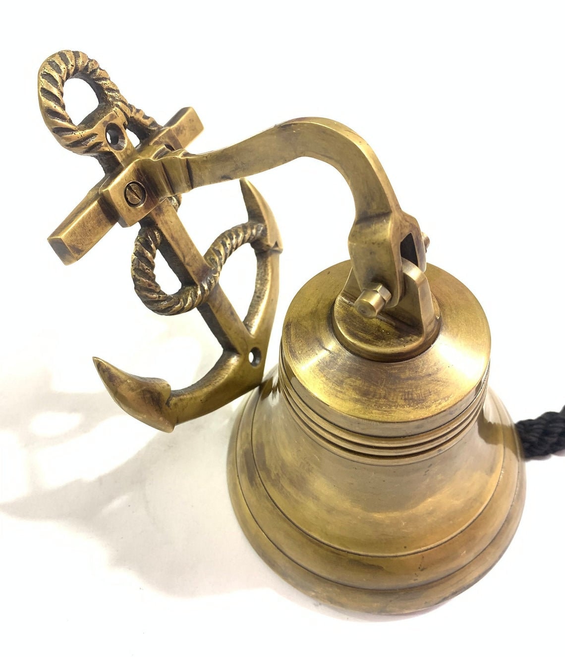 5Inches Antique Finish Brass Ship Bell Nautical Marine Ship Etsy