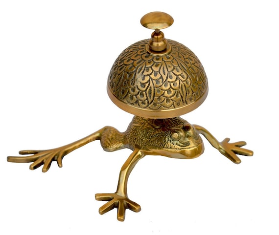 Handmade Desk Bell 3 Inches Home And Office Decoration  Brass Hotel Table