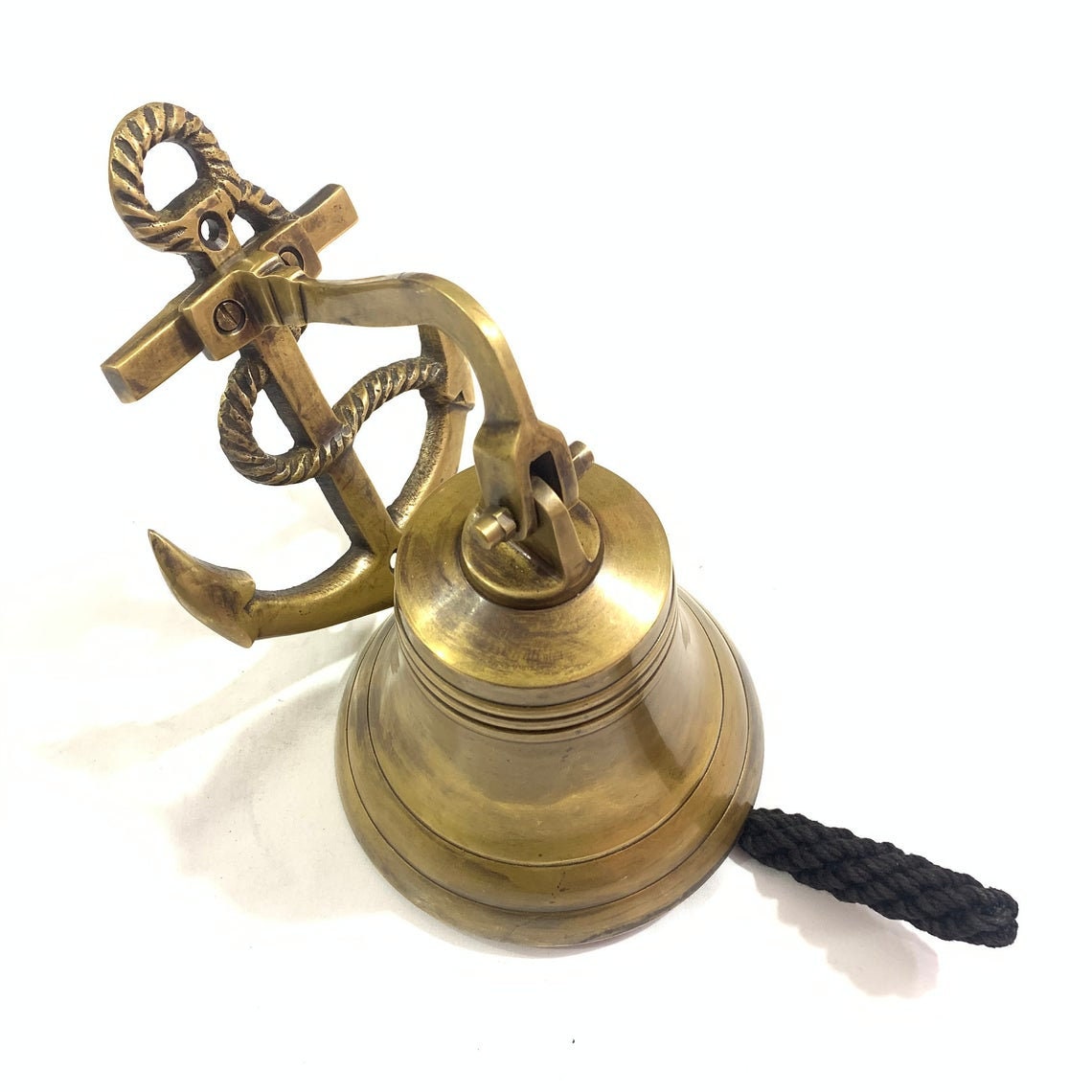 5Inches Antique Finish Brass Ship Bell Nautical Marine Ship Etsy