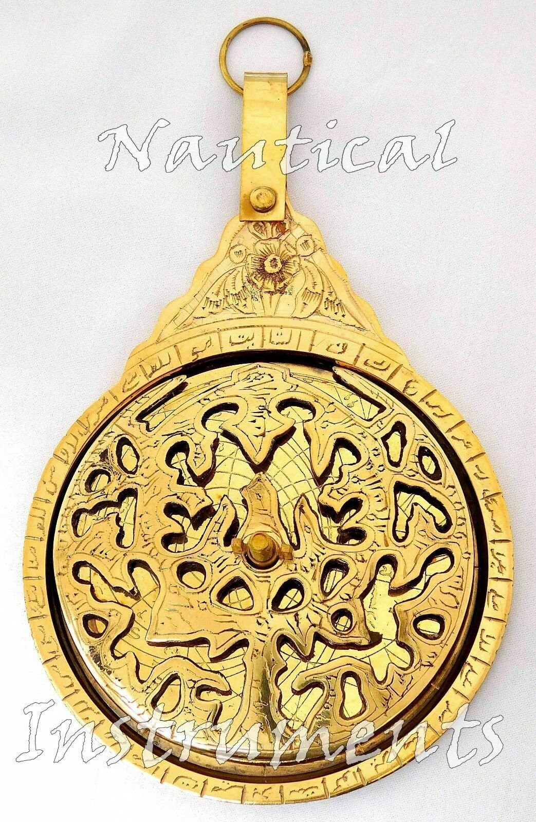 10 Polish Brass Arabic Calendar Marine Navigation Etsy