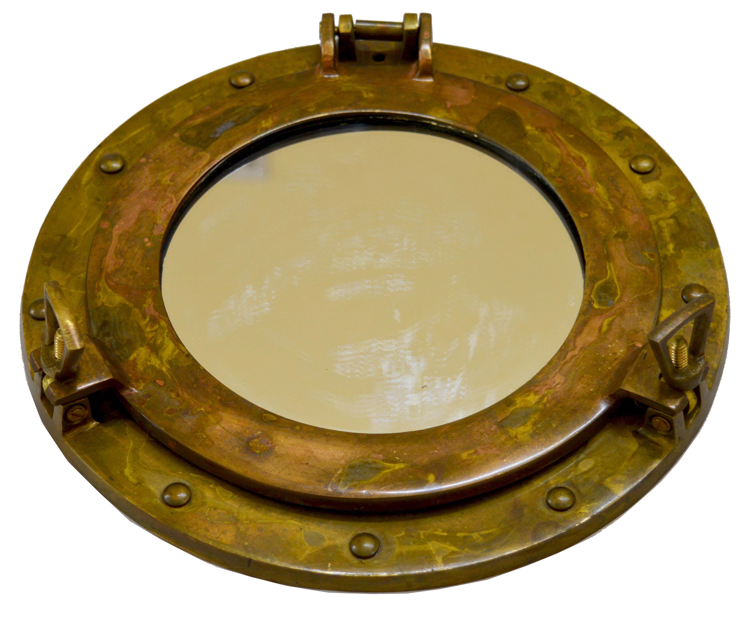 10inch Patina Antique Finish Brass Porthole Brass Window Etsy
