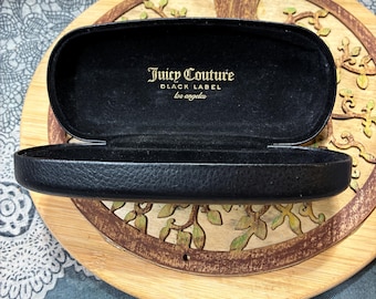 Juicy Couture Black Label Sunglasses Case, Hard Clam Shell