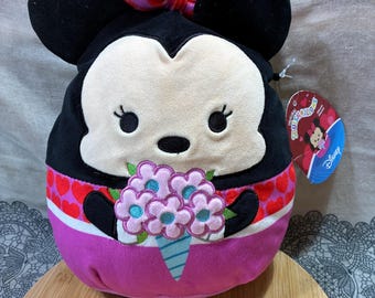 Squishmallows Disney (tm) MINNIE MOUSR Rare-10” plush Clean ear tag present no damage