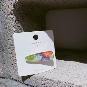 Kimono Kyoto Japanese style UV-resin handcrafted hair clip