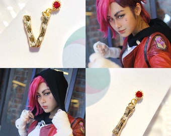 Limited Arcane VI inspired cosplay earrings-League of Legends