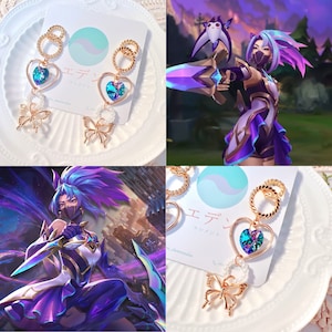 Star Guardian Akali Cosplay concept design earrings