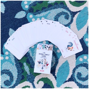 Jeu de cartes familial - Le jeu familial d'animaux - Animaux de la ferme - Jeux de cartes amusants pour enfants et adultes - Activité de quarantaine - Passe-temps de confinement