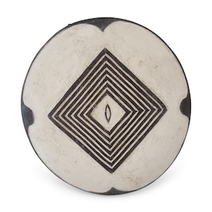 Small Carved Wood Shield - # 2 | Carved Wood Shield | Carved Shield | Tribal Shield | Wood Shield | African Tribe Art