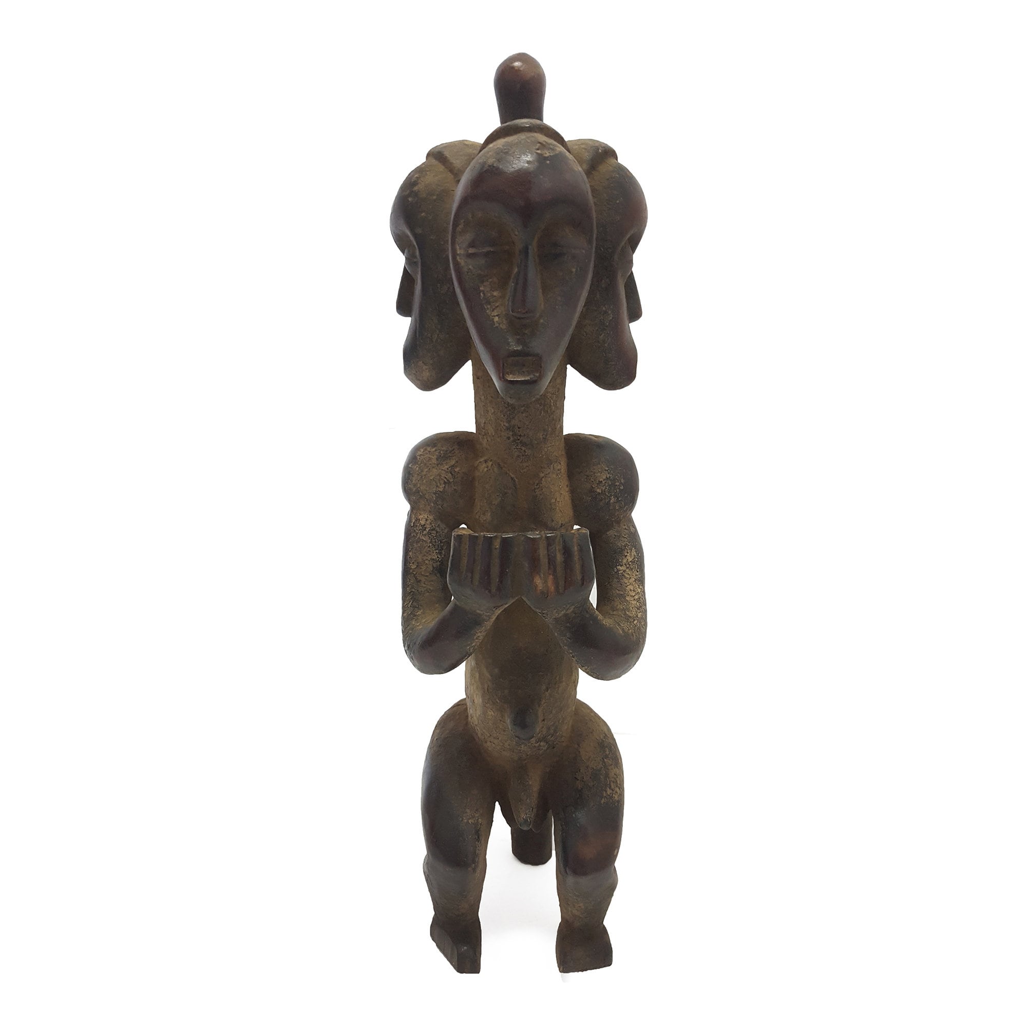 Vintage Fang Guardian Statue - 3 | Fang Statue | Carved Wood | Tribal Statue | Wood Statue | African Tribe Art