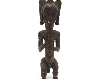 Vintage Fang Guardian Statue - 1  | Fang Statue | Carved Wood  | Tribal Statue | Wood Statue | African Tribe Art