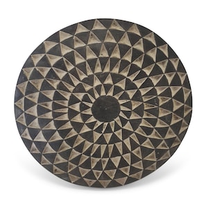 Small Carved Wood Shield - # 1  | Carved Wood Shield | Carved Shield | Tribal Shield | Wood Shield | African Tribe Art
