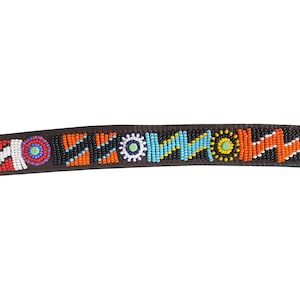 Dog Collar broad - 47-50cm | Handmade Dog Collar | African Dog Collar |  Bohemian Pet Collar  | African Tribe Art