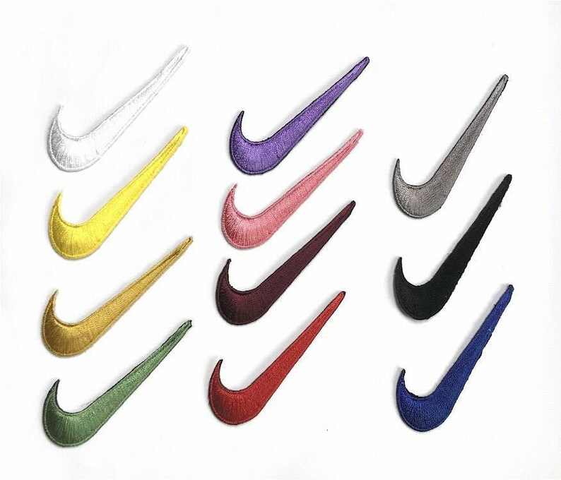 nike logo iron on patches