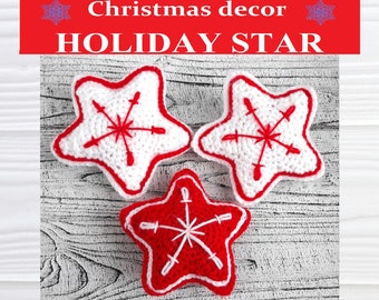 Crochet stars, Cute crochet pattern, Christmas clearance, Montessori baby toys, Cottagecore decor