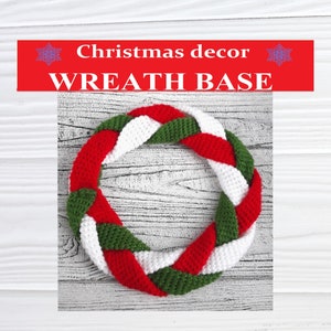 Advent Wreath, Cute crochet pattern, Christmas clearance, Cottagecore decor