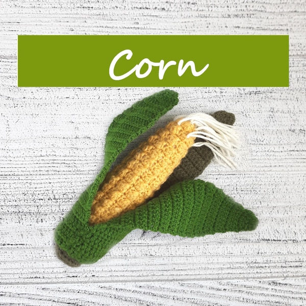 Corn on the cob, Cute crochet pattern, Montessori baby toys, Friendsgiving decor, Child development