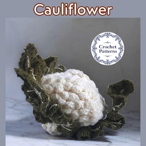 Padrão de couve-flor em crochê: brinquedo Montessori para bebês, decoração para o Dia de Ação de Graças (padrão em PDF)