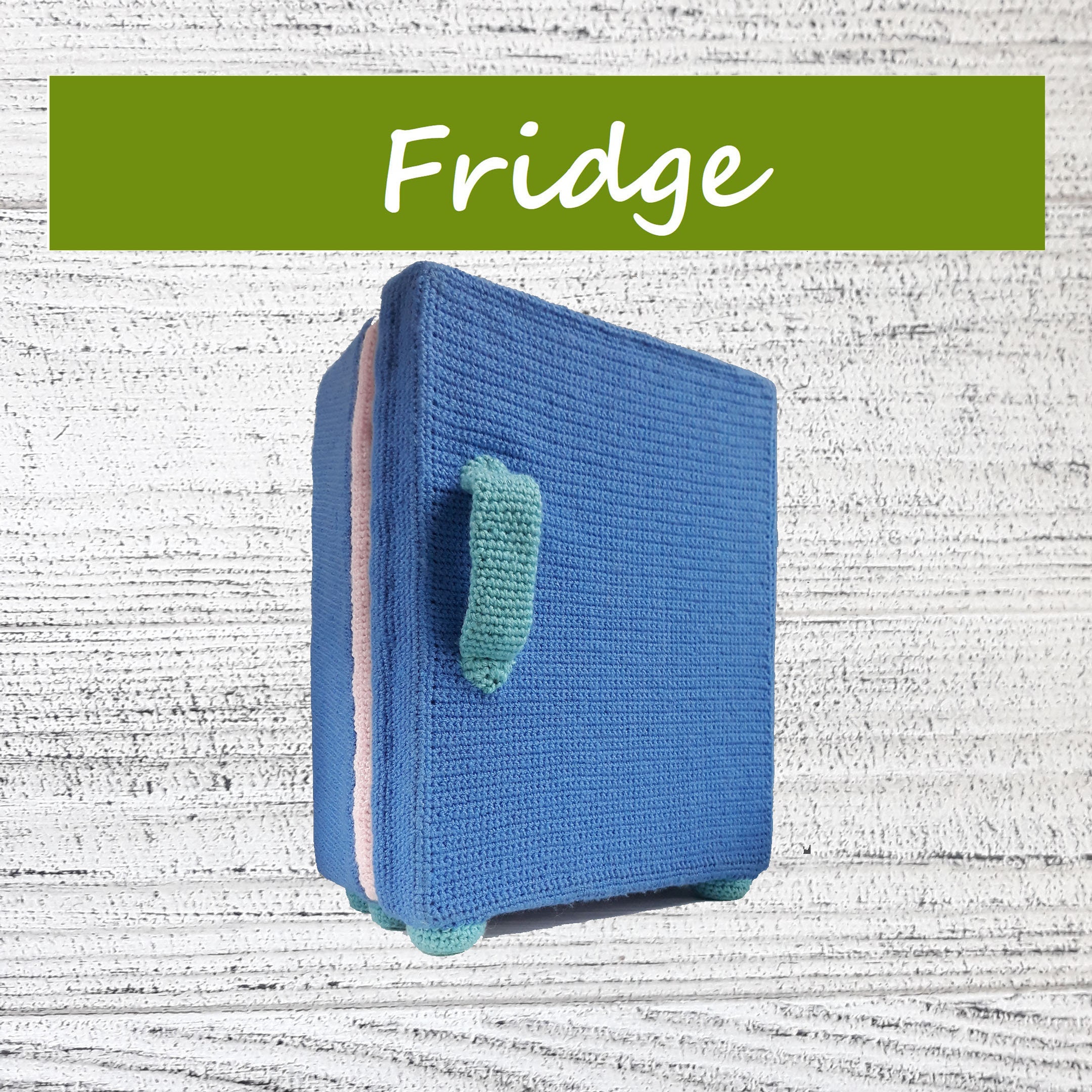 Mini Fridge Cute Crochet Pattern Montessori Baby Toys Etsy Hong Kong