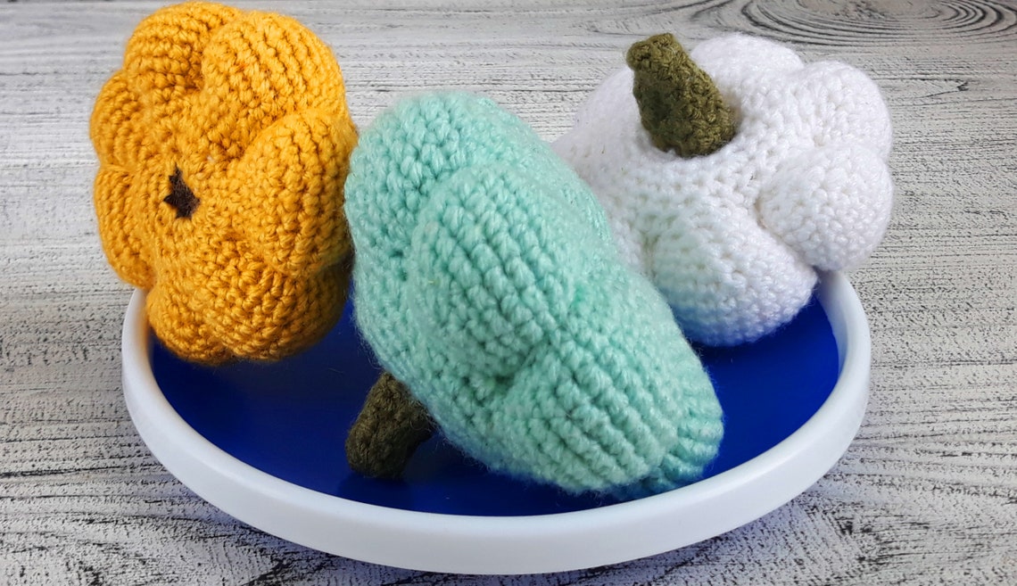 Squash Cute Crochet Pattern Montessori Baby Toys Child Etsy