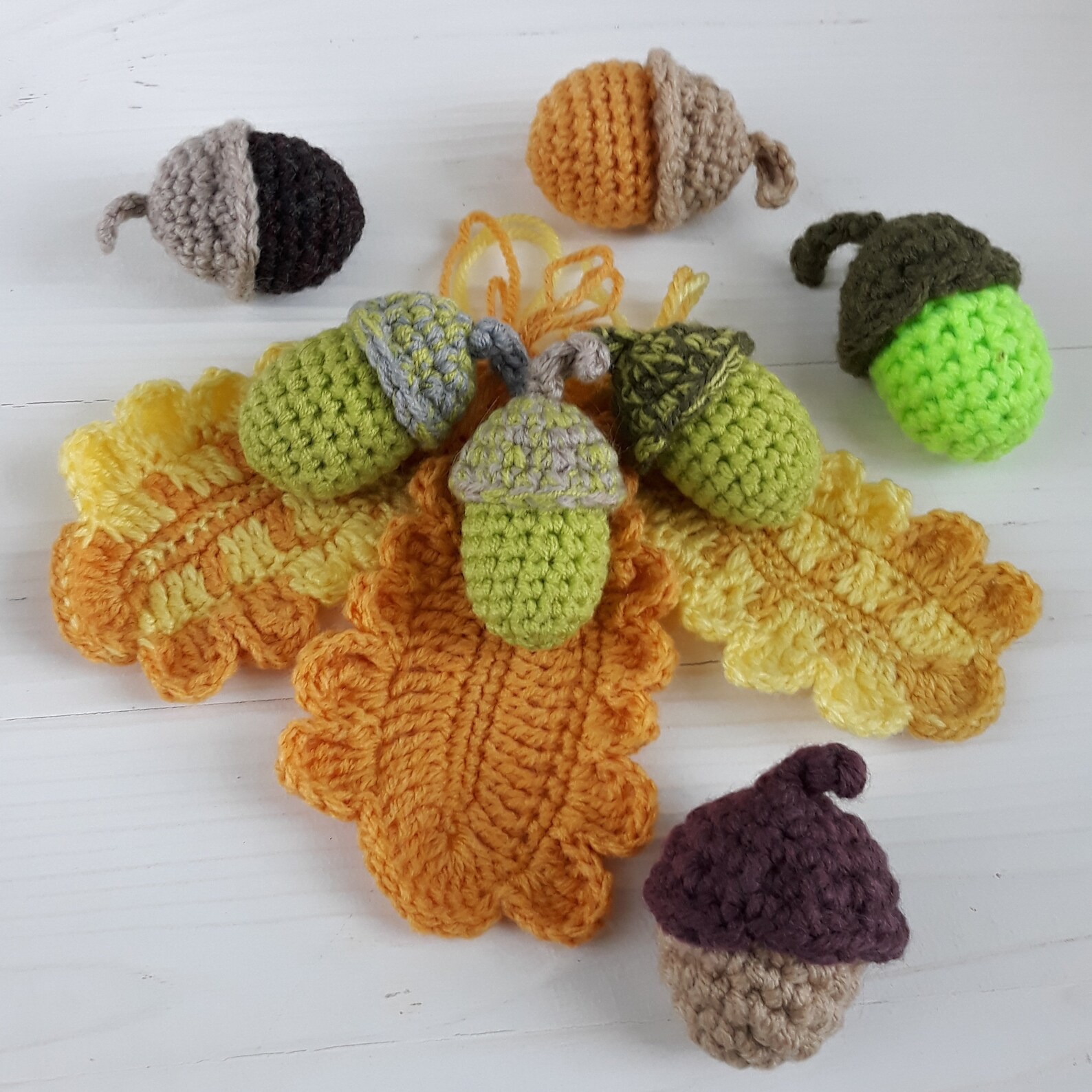 Oak leaf Cute crochet pattern Montessori baby toys Etsy