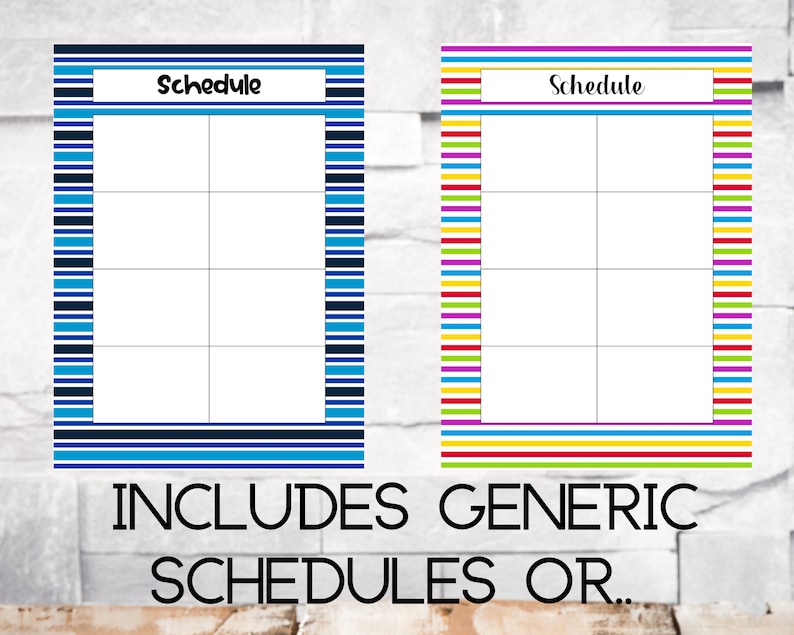 daily-routine-visual-aid-schedule-aba-therapy-autism-add-etsy