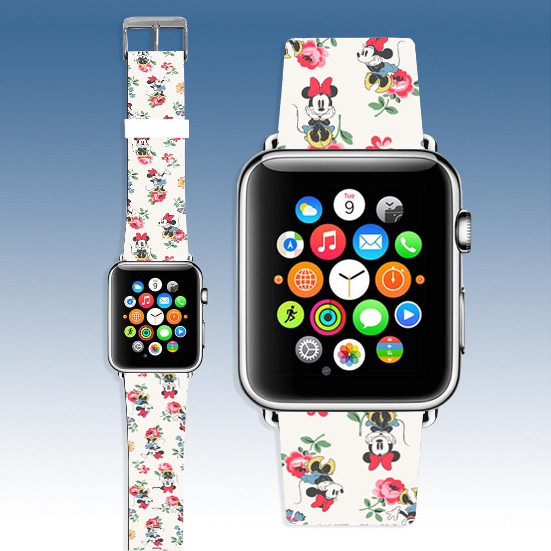 Apple Watch band anime mouse Leather Watch Band girly iWatch Etsy