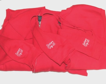 Custom Sleeve Embroidery Full-Zip Sweatshirt
