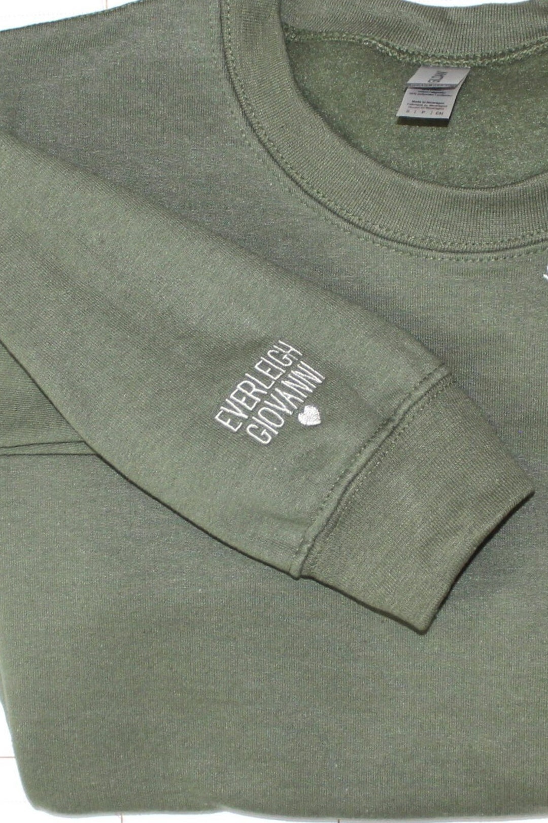 Add on Embroidery to Sleeve - Etsy