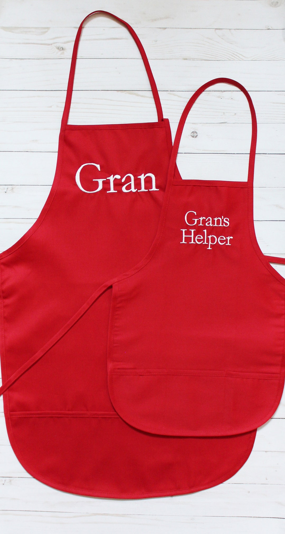 Matching Personalized Aprons Embroidered Mommy and Me Aprons