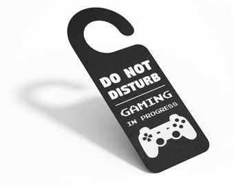 Gaming Door Hanger - Do Not Disturb - Door Sign - Gamers