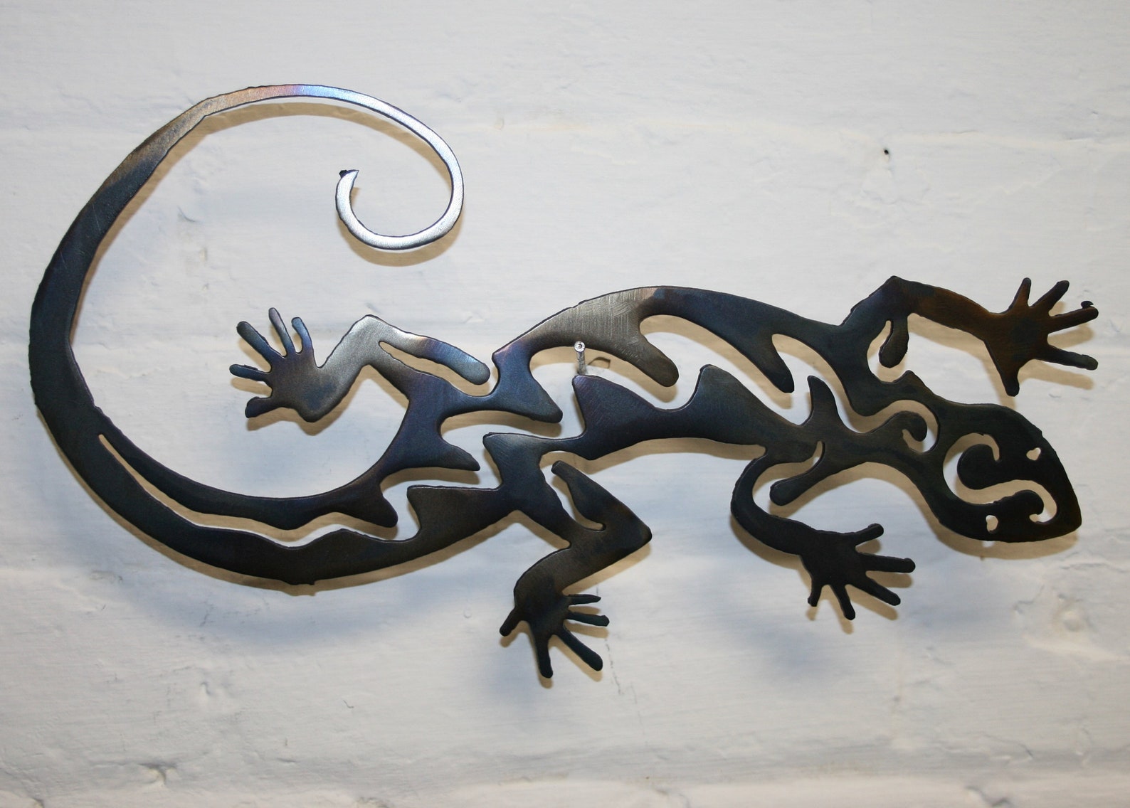 Gecko Metal Wall Art Southwestern Lizard Wall Decor Interior Etsy