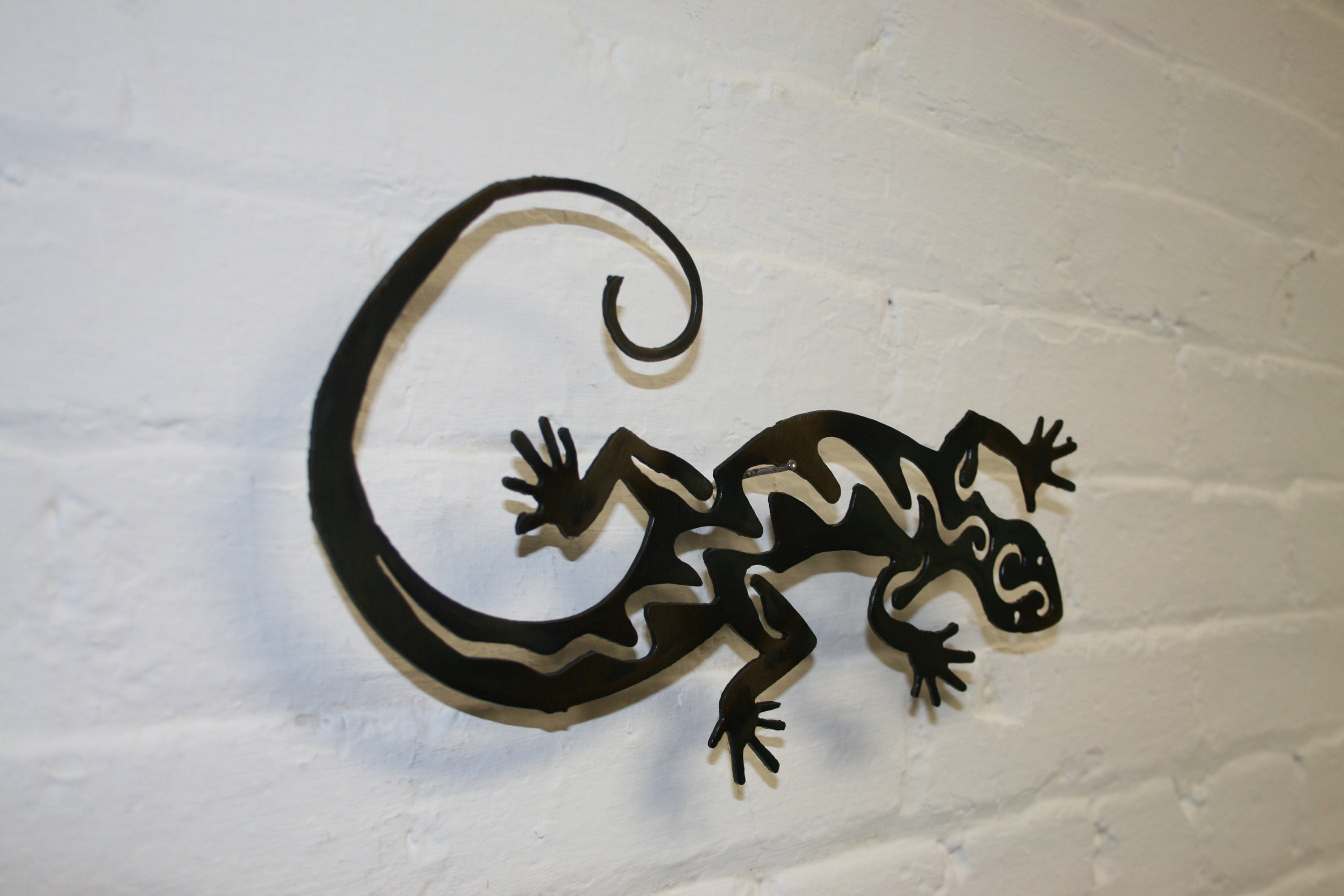 Gecko Metal Wall Art Southwestern Lizard Wall Decor Interior Etsy UK