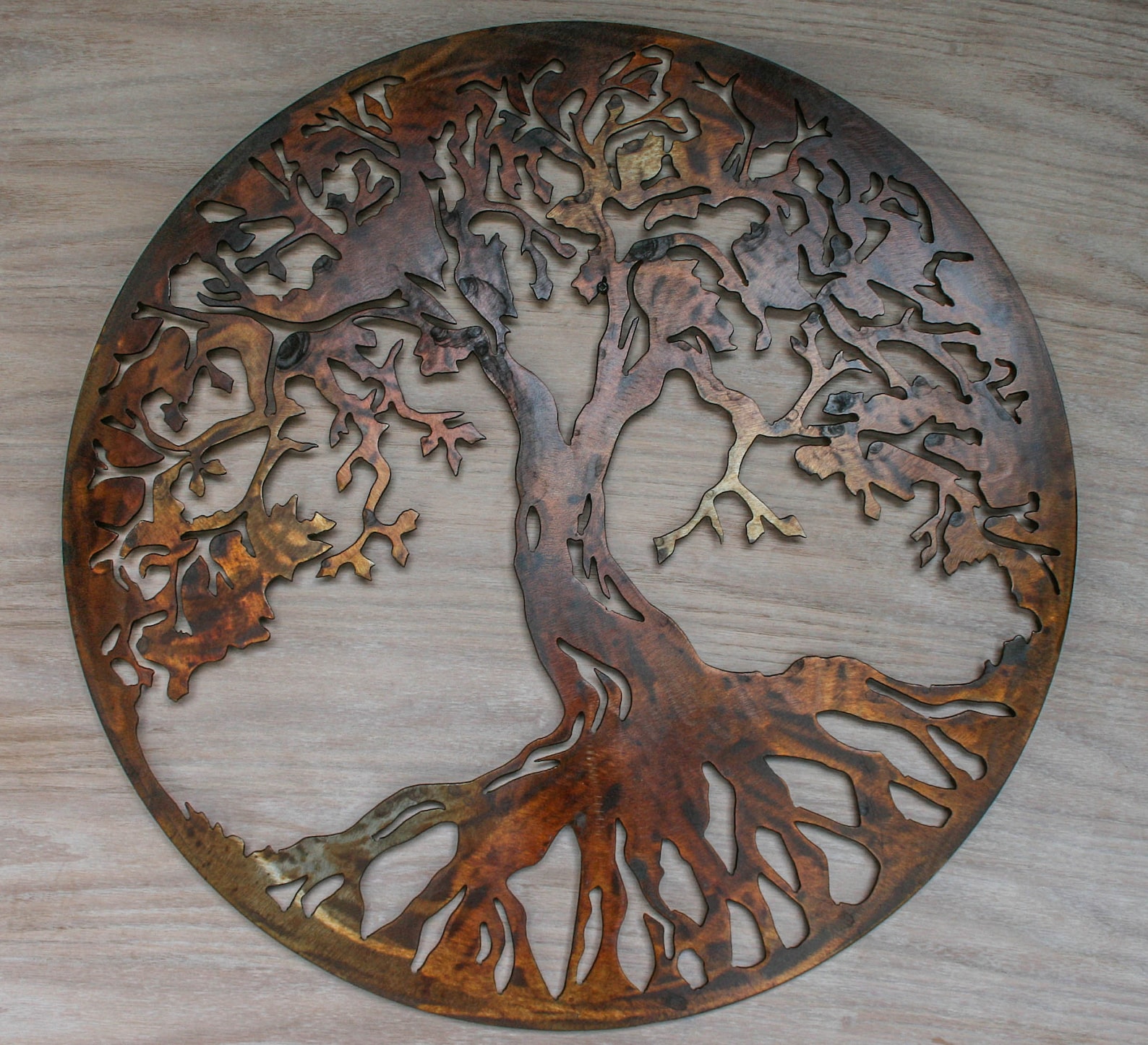 Tree of Life Metal Wall Art Wall Decor Metal Tree Tree of Life Sign Cut ...