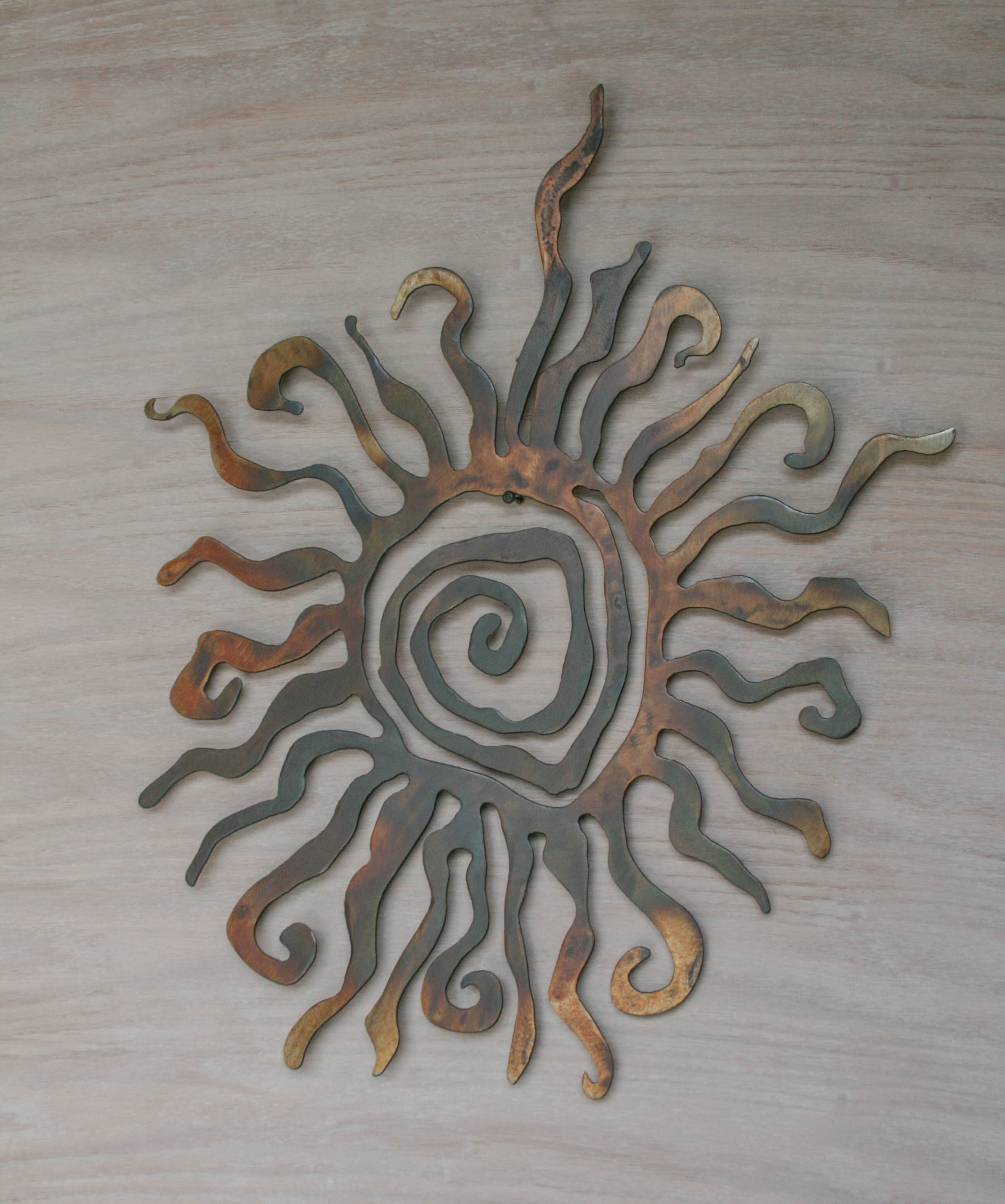 Sun Wall Art Rustic Home Wall Decor Boho Farmhouse Yard Decor Etsy