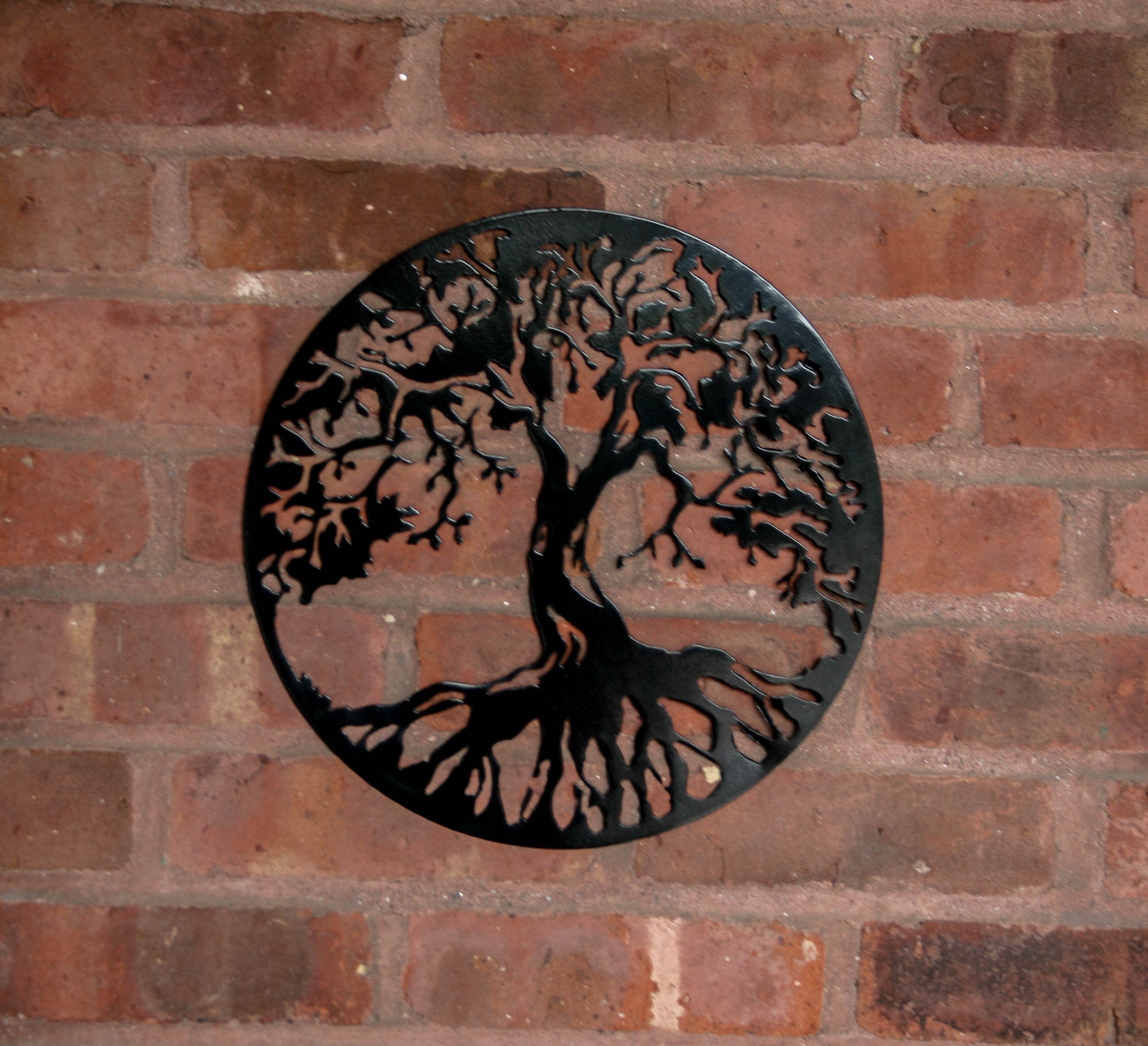 Tree of Life Metal Wall Art Wall Decor Metal Tree Round Tree Sign Cut ...