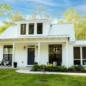 Modernes Bauernhaus / Landhaus, 4 Schlafzimmer, 2 Bäder, zweistöckige Hauspläne